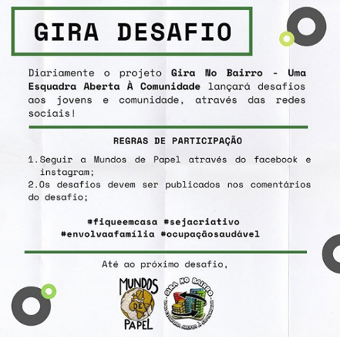 Notícia Projeto Gira no Bairro à distância de um click